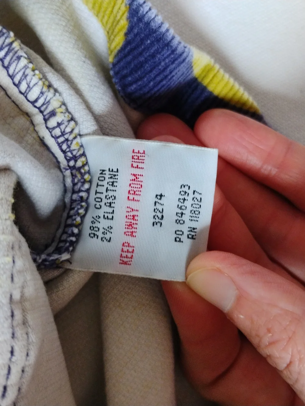 Mini Boden Purple Corduroy Skirt with Yellow Polka Dots